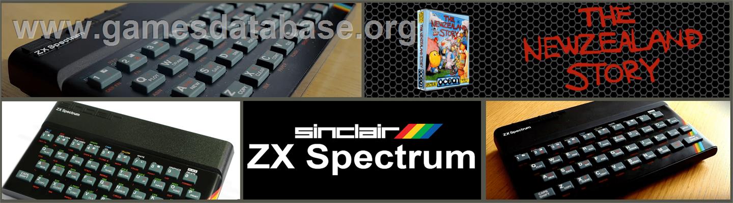 The New Zealand Story - Sinclair ZX Spectrum - Artwork - Marquee