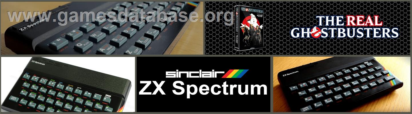 The Real Ghostbusters - Sinclair ZX Spectrum - Artwork - Marquee