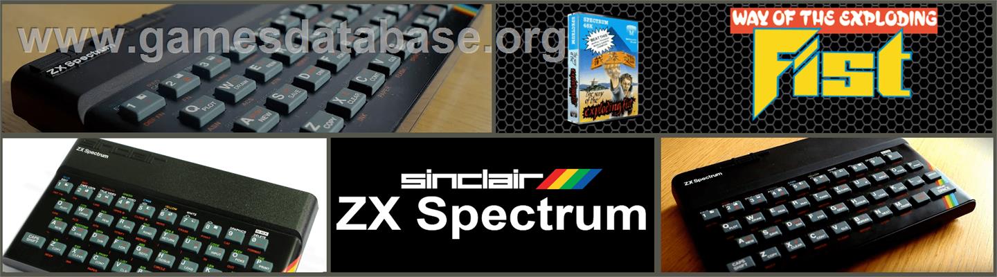 The Way of the Exploding Fist - Sinclair ZX Spectrum - Artwork - Marquee