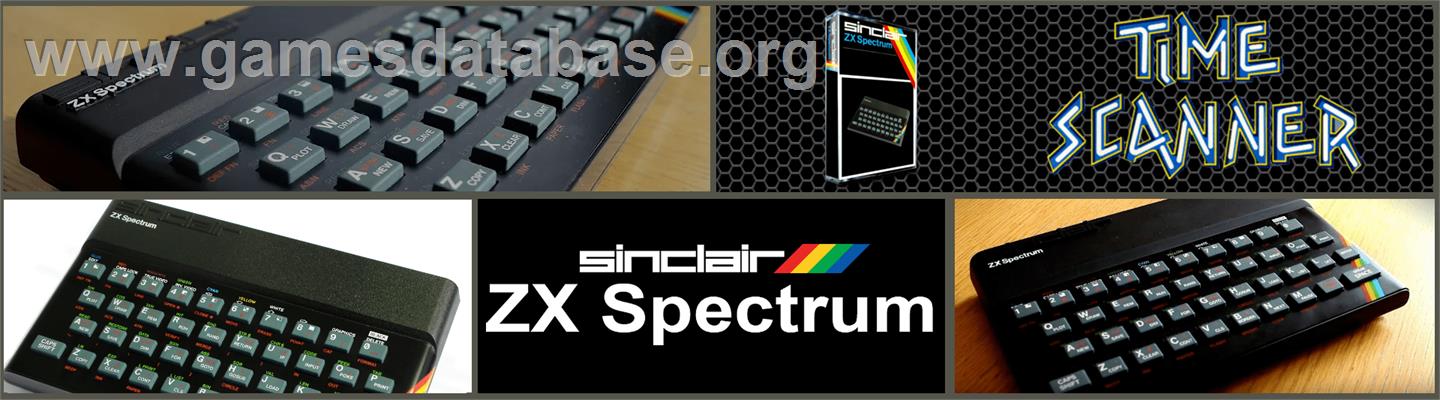 Time Scanner - Sinclair ZX Spectrum - Artwork - Marquee