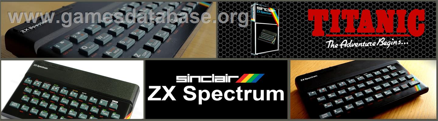 Titanic - Sinclair ZX Spectrum - Artwork - Marquee