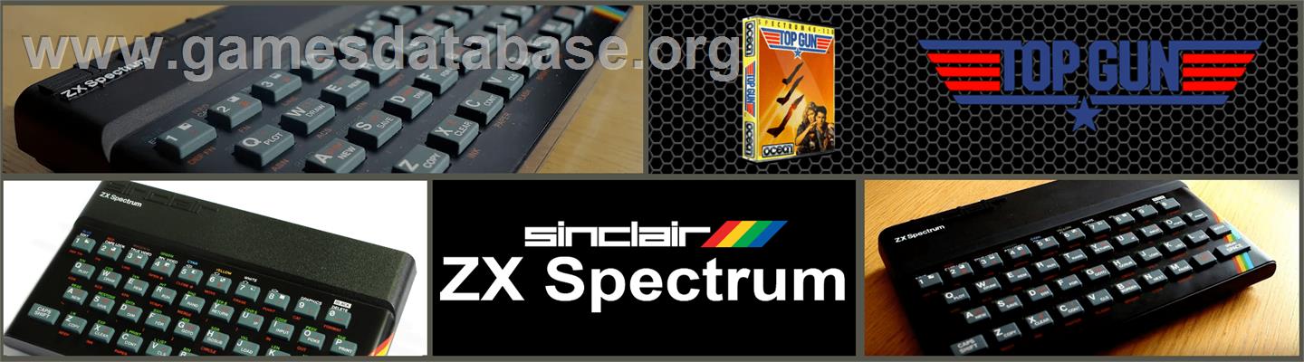 Top Gun - Sinclair ZX Spectrum - Artwork - Marquee