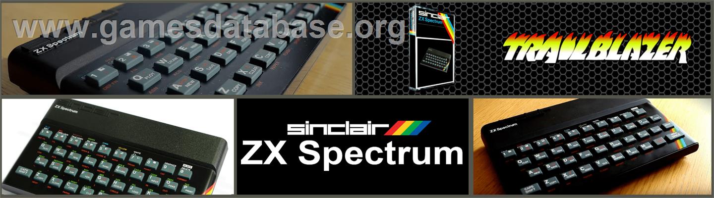 Trailblazer - Sinclair ZX Spectrum - Artwork - Marquee