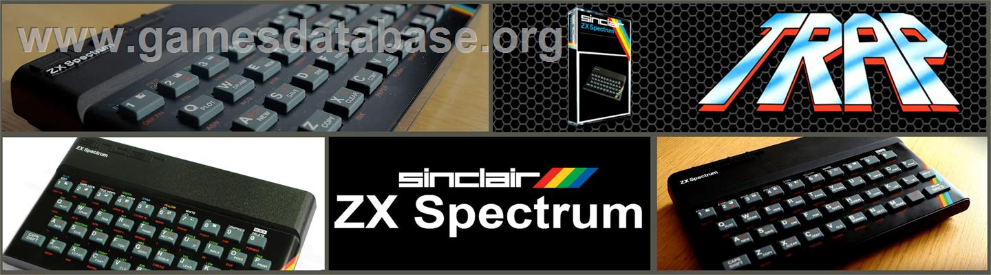 Trap - Sinclair ZX Spectrum - Artwork - Marquee