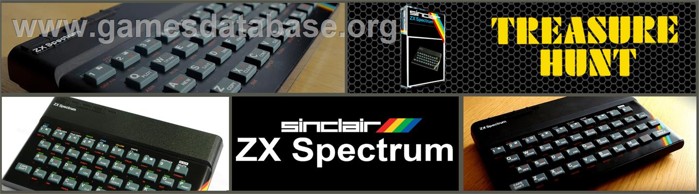 Treasure Hunt - Sinclair ZX Spectrum - Artwork - Marquee