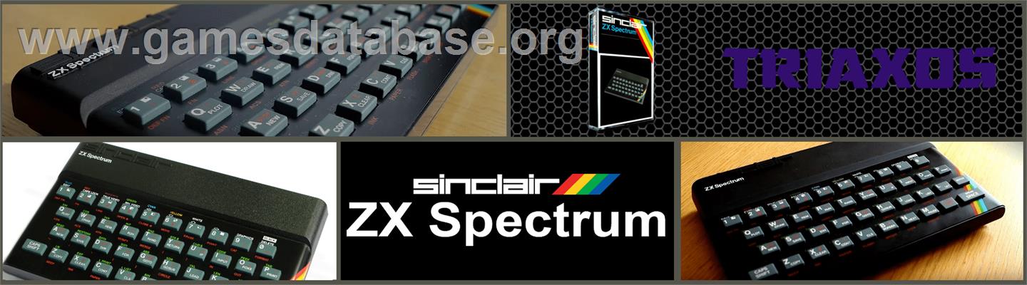Triaxos - Sinclair ZX Spectrum - Artwork - Marquee