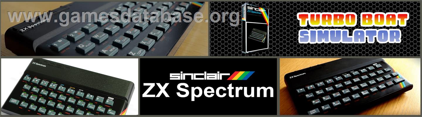 Turbo Boat Simulator - Sinclair ZX Spectrum - Artwork - Marquee