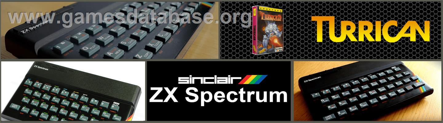 Turrican - Sinclair ZX Spectrum - Artwork - Marquee
