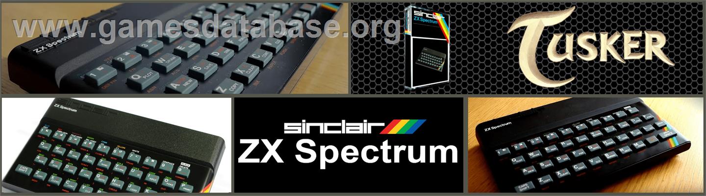 Tusker - Sinclair ZX Spectrum - Artwork - Marquee