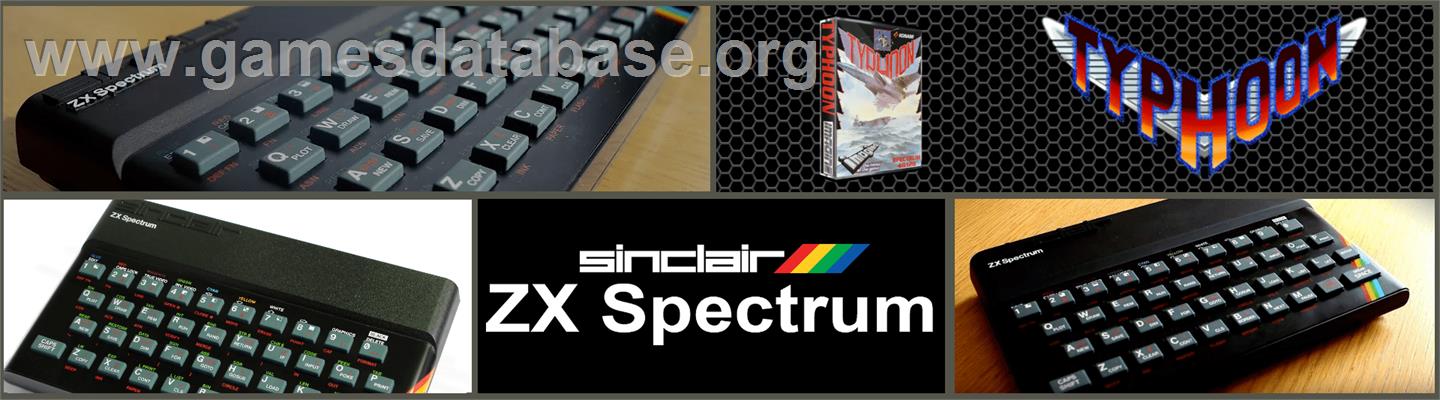Typhoon - Sinclair ZX Spectrum - Artwork - Marquee