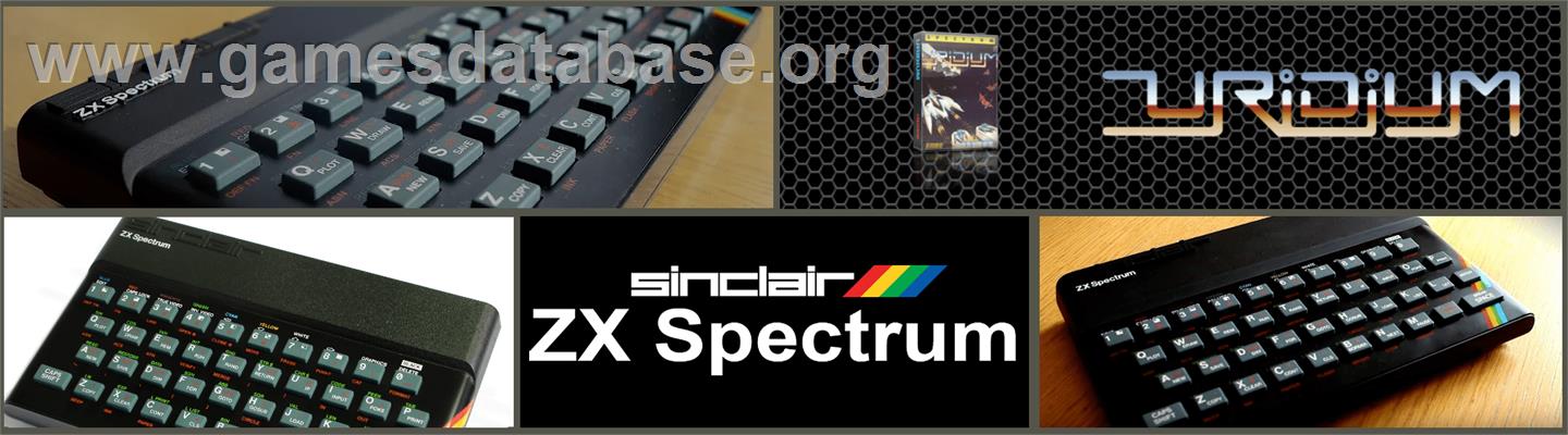 Uridium - Sinclair ZX Spectrum - Artwork - Marquee