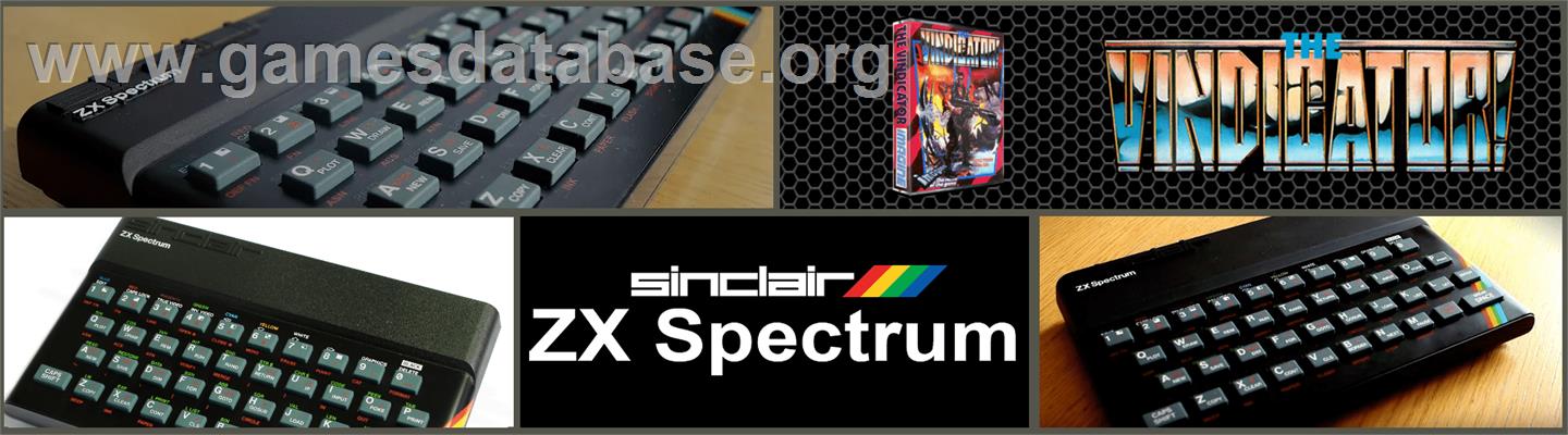 Vindicator, The - Sinclair ZX Spectrum - Artwork - Marquee