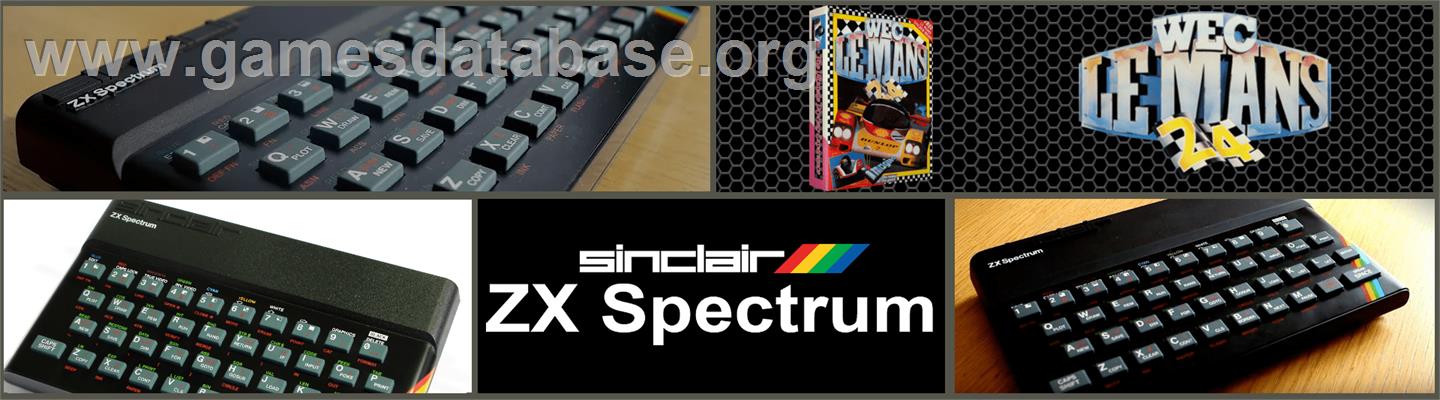 WEC Le Mans - Sinclair ZX Spectrum - Artwork - Marquee