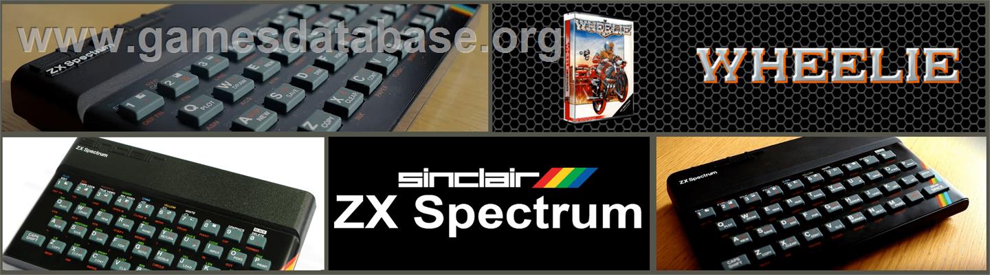 Wheelie - Sinclair ZX Spectrum - Artwork - Marquee