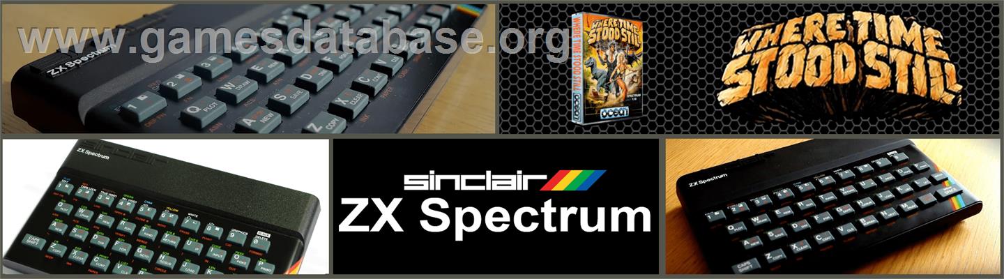 Where Time Stood Still - Sinclair ZX Spectrum - Artwork - Marquee