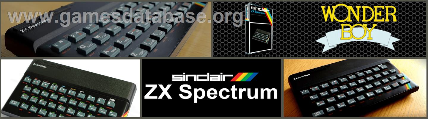 Wonder Boy - Sinclair ZX Spectrum - Artwork - Marquee