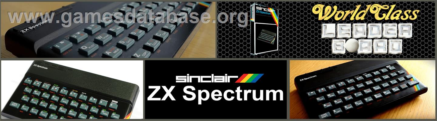 World Class Leader Board - Sinclair ZX Spectrum - Artwork - Marquee