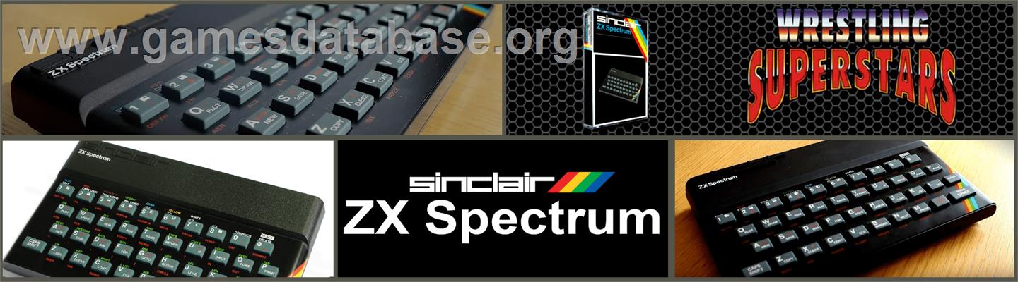 Wrestling Superstars - Sinclair ZX Spectrum - Artwork - Marquee