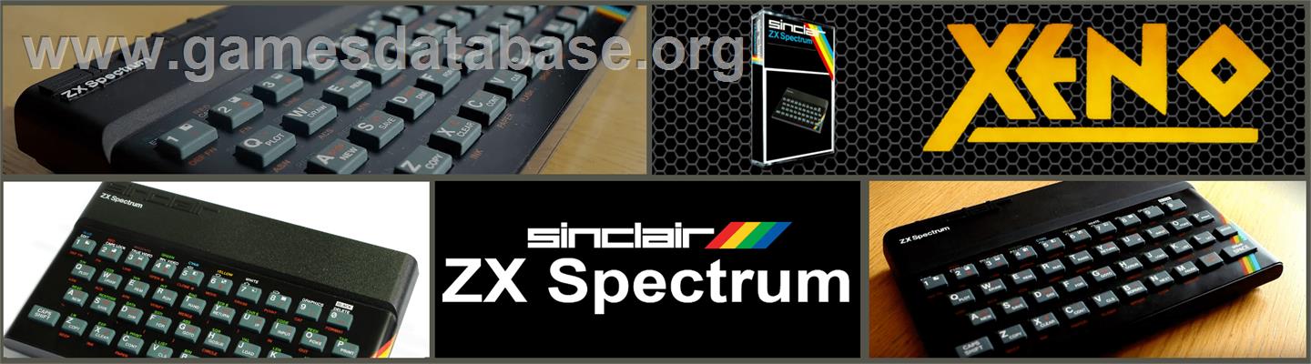 Xeno - Sinclair ZX Spectrum - Artwork - Marquee