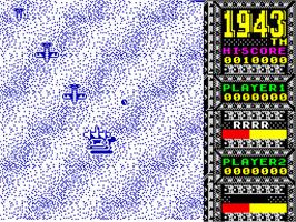 In game image of 1943: The Battle of Midway on the Sinclair ZX Spectrum.
