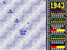 In game image of 1943: The Battle of Midway on the Sinclair ZX Spectrum.