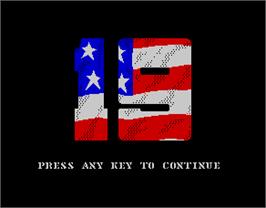 In game image of 19 Part 1: Boot Camp on the Sinclair ZX Spectrum.