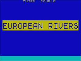 In game image of 3-2-1 on the Sinclair ZX Spectrum.
