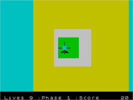 In game image of 3d Tunnel on the Sinclair ZX Spectrum.