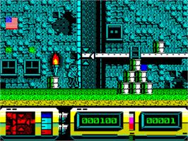 In game image of Action Force 2 - International Heroes on the Sinclair ZX Spectrum.
