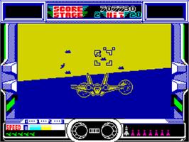 In game image of After Burner on the Sinclair ZX Spectrum.
