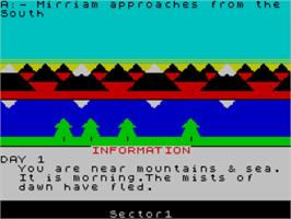 In game image of Axe - A Tale Of Carthelion on the Sinclair ZX Spectrum.