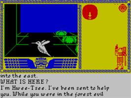 In game image of Aztec - Hunt For The Sun God on the Sinclair ZX Spectrum.