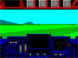 In game image of Battle Command on the Sinclair ZX Spectrum.