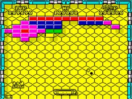 In game image of Batty on the Sinclair ZX Spectrum.