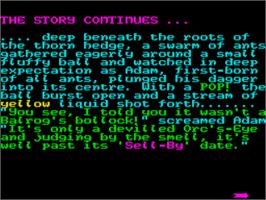 In game image of Behind Closed Doors 3 - Revenge Of The Ants on the Sinclair ZX Spectrum.