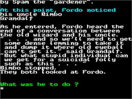 In game image of Bored Of The Rings on the Sinclair ZX Spectrum.