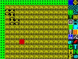 In game image of Boulder Dash Construction Kit on the Sinclair ZX Spectrum.