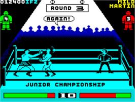 In game image of By Fair Means Or Foul on the Sinclair ZX Spectrum.