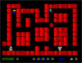 In game image of Catacombs Of Balachor on the Sinclair ZX Spectrum.