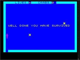 In game image of Chambers Of Horrors on the Sinclair ZX Spectrum.