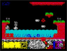 In game image of Charm, The on the Sinclair ZX Spectrum.