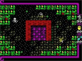 In game image of Cheril Of The Bosque on the Sinclair ZX Spectrum.