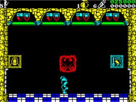 In game image of Conquestador on the Sinclair ZX Spectrum.