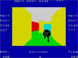 In game image of Corridors Of Genon on the Sinclair ZX Spectrum.