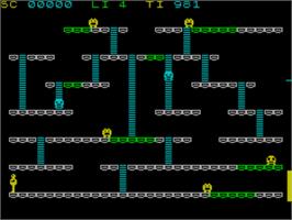 In game image of Corruption (Omega) on the Sinclair ZX Spectrum.
