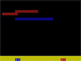 In game image of Crazy Painter on the Sinclair ZX Spectrum.