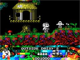 In game image of Crystal Kingdom Dizzy 2017 on the Sinclair ZX Spectrum.