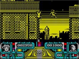 In game image of Dalek Attack on the Sinclair ZX Spectrum.