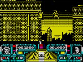 In game image of Dalek Attack on the Sinclair ZX Spectrum.
