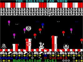 In game image of Danterrifik IV: A New Beginning on the Sinclair ZX Spectrum.